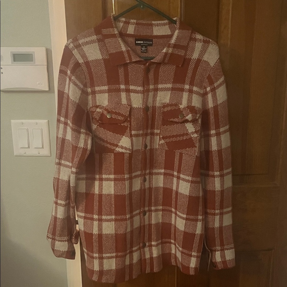 Pumpkin and cream over shirt. Men’s S or Women’s M